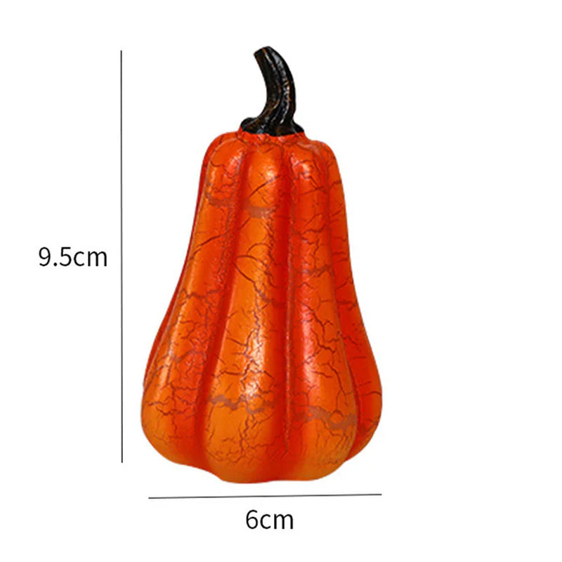 LED Pumpkin Lantern – Luminous Resin Halloween Candle Lamp for Spooky Decor