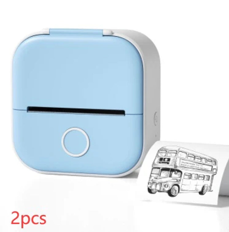 Portable Mini Thermal Label Printer Home Photo Printer Student Wrong Question Printer Bluetooth Mini Label Printer Price Tag