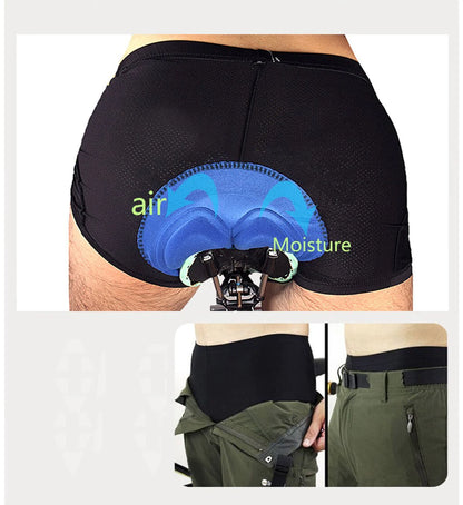 PedalPro Men’s & Women’s Sponge Gel Cycling Shorts Sponge Gel 3D Padded