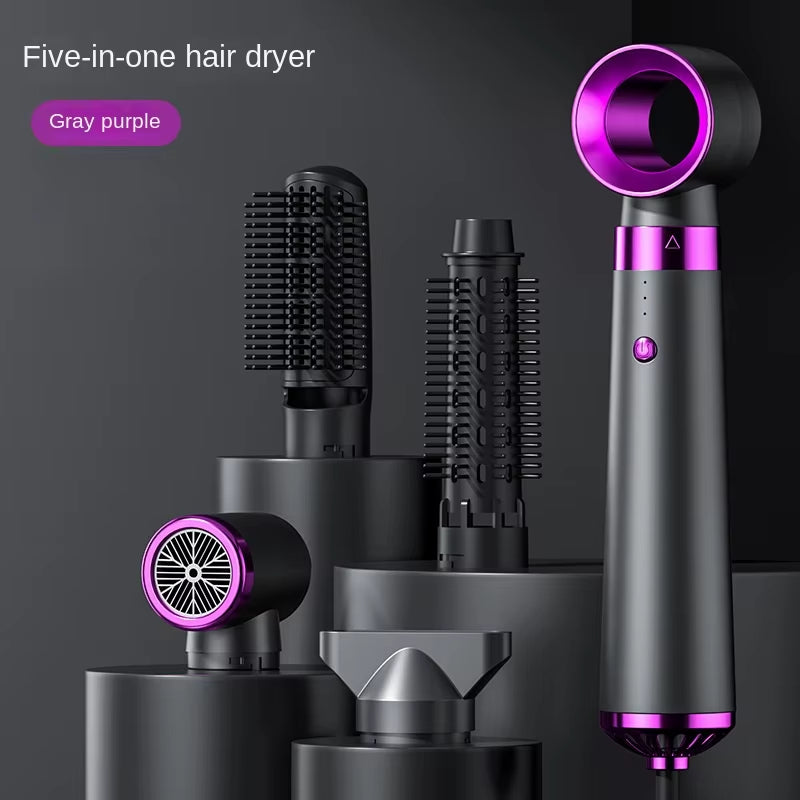 5 in 1 Quality Hairdryer Comb Hot Air Comb for Curling and Straightening Hair Automatic Straight Hair Comb Styling Hair Dryer