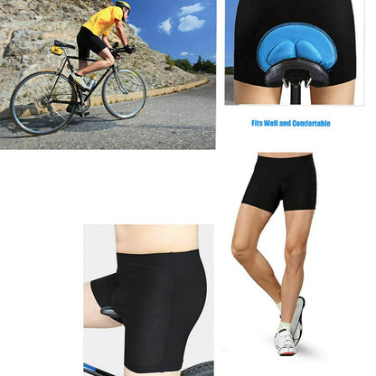 PedalPro Men’s & Women’s Sponge Gel Cycling Shorts Sponge Gel 3D Padded